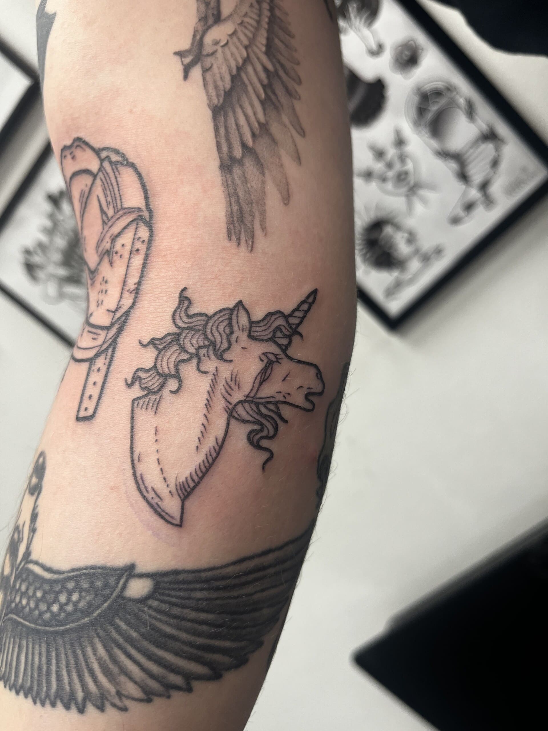 Tatouage licorne
