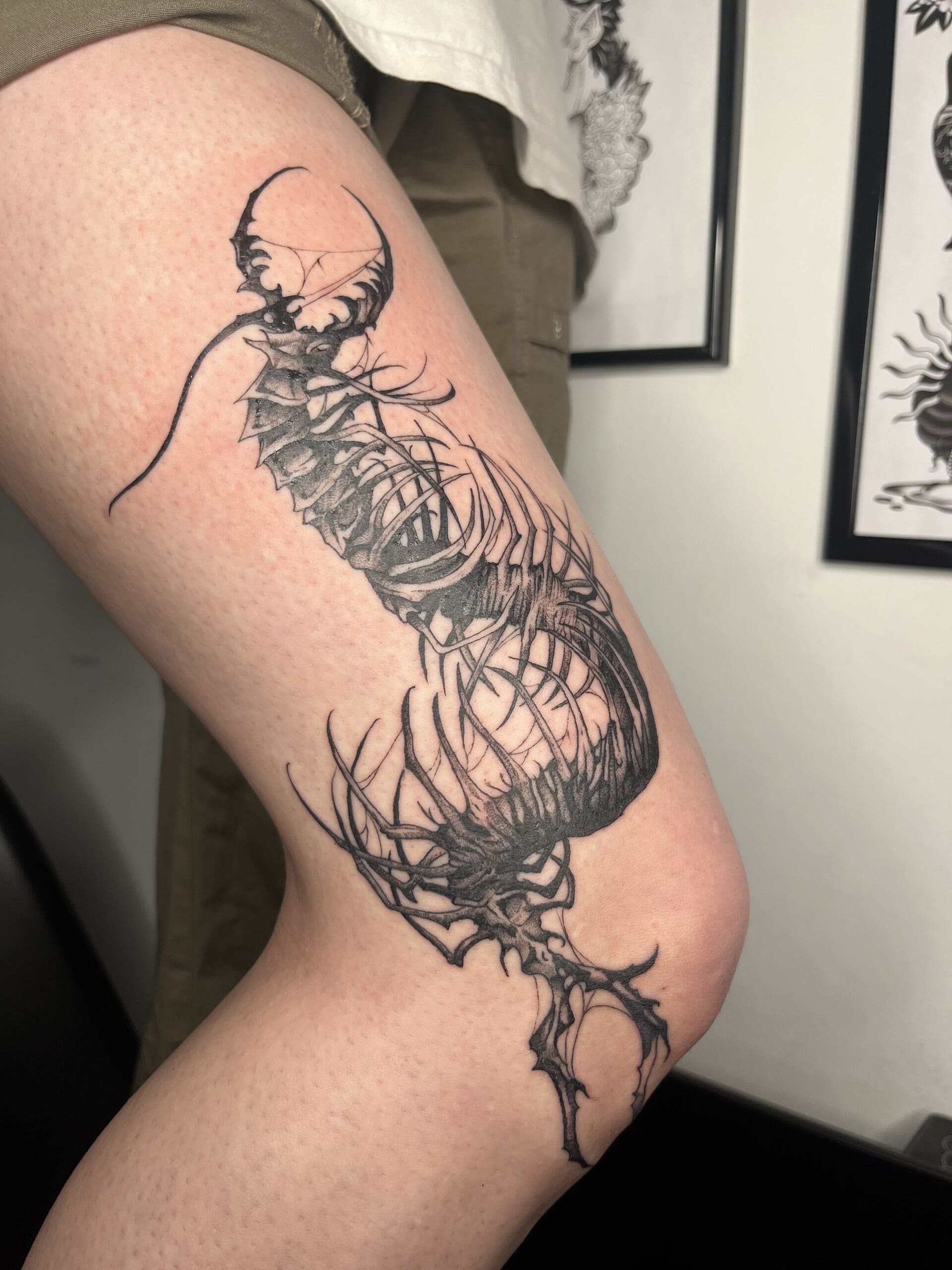Tatouage scolopandre dark