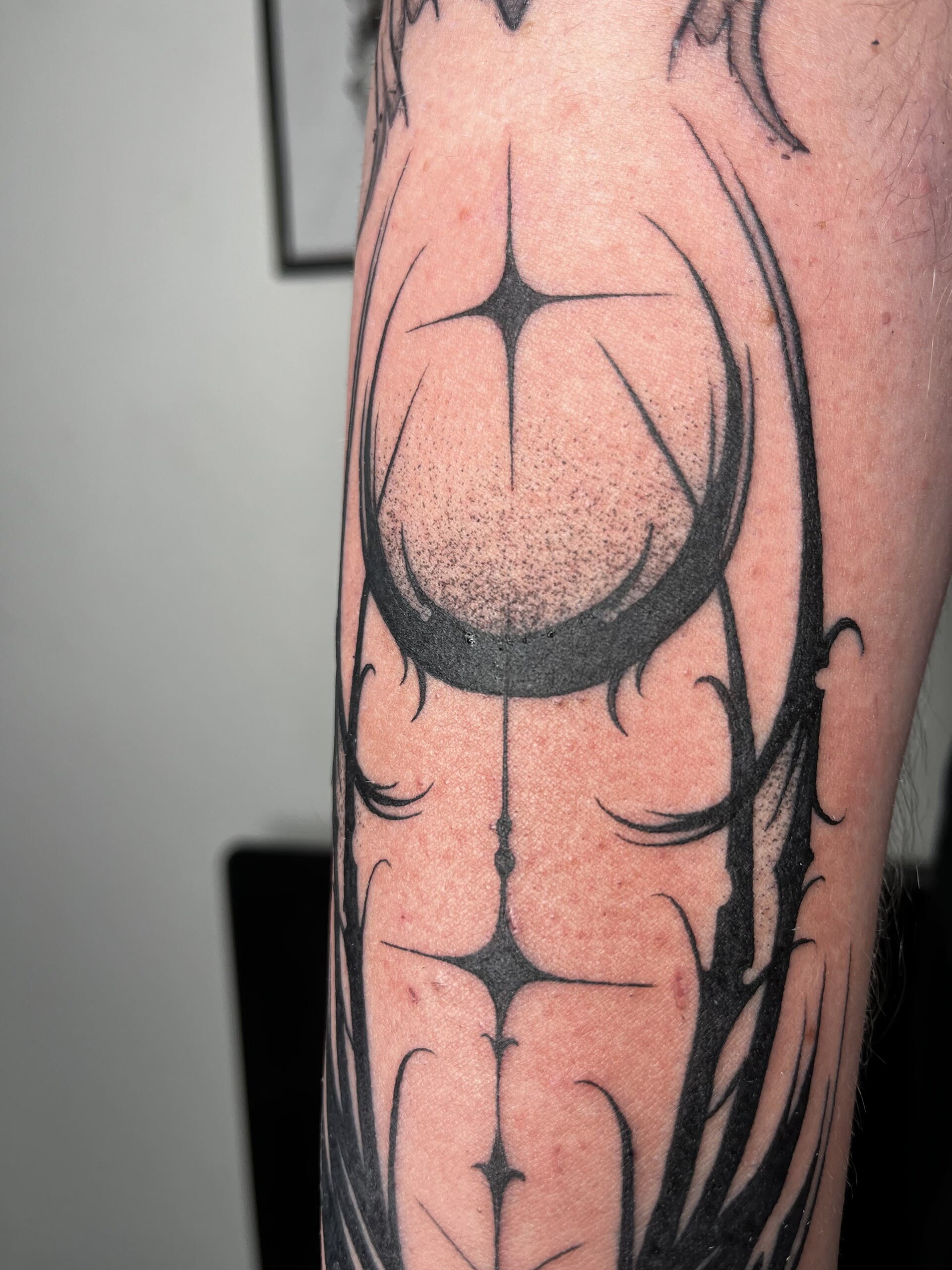 Tatouage dark ornemental